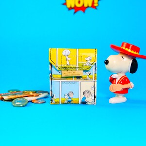 SNOOPY PEANUTS Party Portemonnaie Comic upcycling Unikat