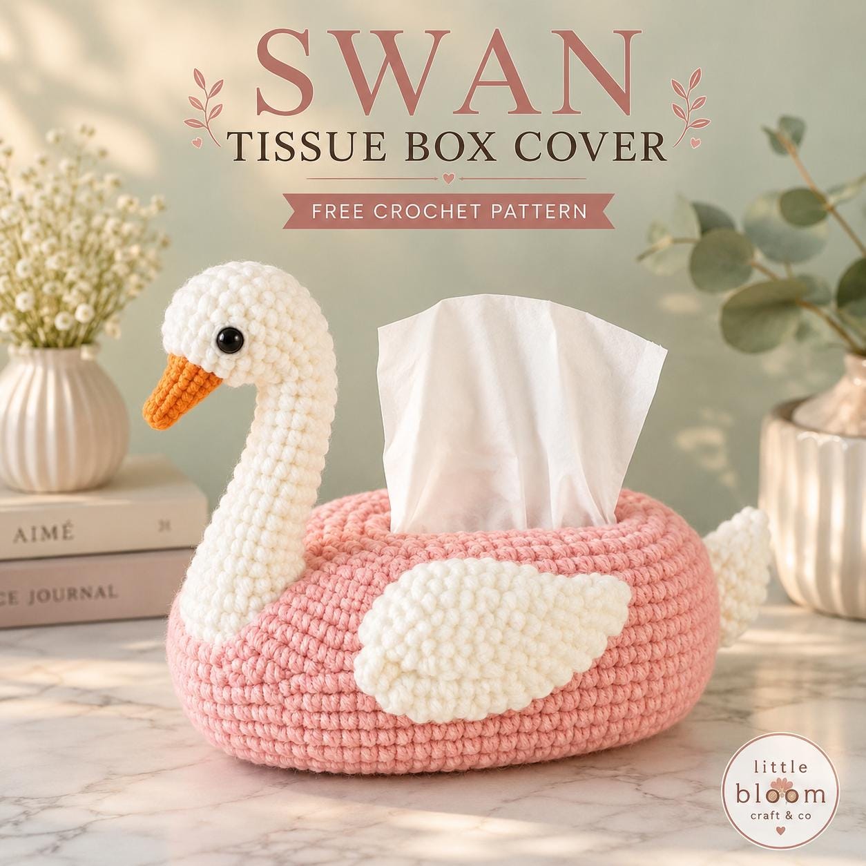 Swan Tissue Box - Etsy