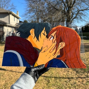 14”x8” Polycarbonate Acrylic Painting / Anime / Glass painting / Horimyia