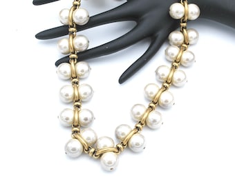 Crew Bleu Perles Collier J