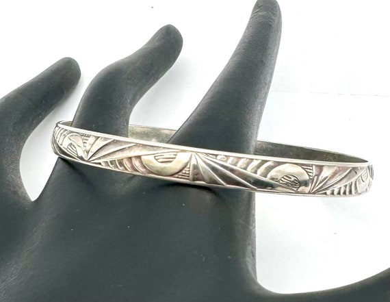 Sterling Silver Danecraft   Bangle Bracelet - image 1