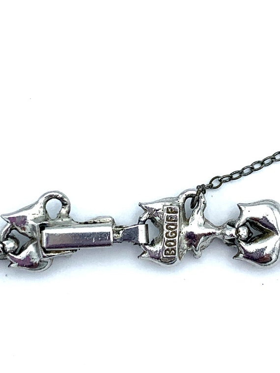 Bogoff Rhinestone necklace   clear Crystal  Weddi… - image 5