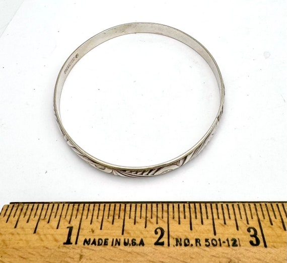 Sterling Silver Danecraft   Bangle Bracelet - image 8