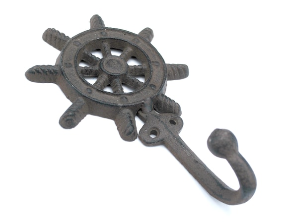 Cast Iron Wall Mount Nautical Scallop Sea Shell Hook Cast Iron Wall Mount Nautical Scallop Sea Shell Hook