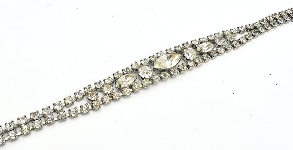 Weiss  Rhinestone bracelet clear crystal  rhinest… - image 2