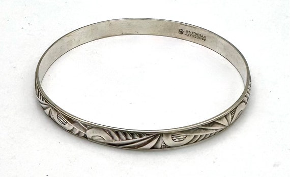 Sterling Silver Danecraft   Bangle Bracelet - image 7