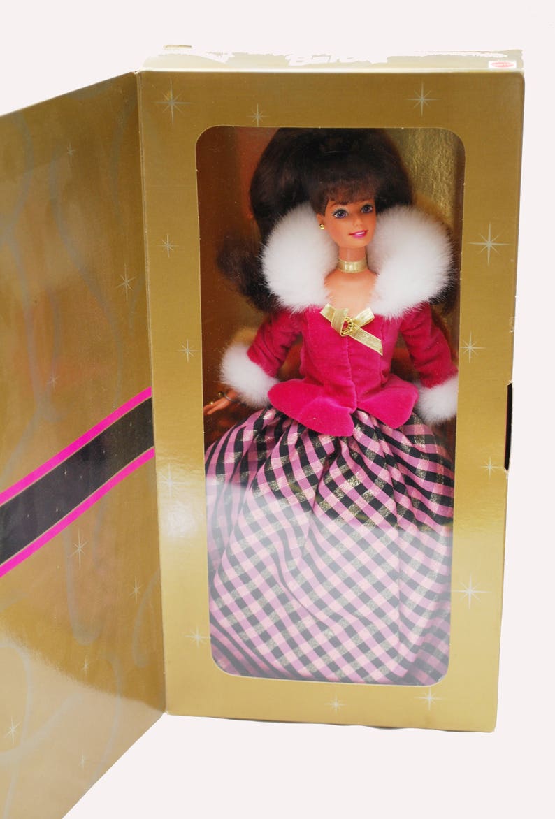 Avon Barbie Winter Rhapsody Brunette Doll 1996 Edition | Etsy