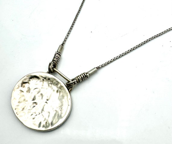 SILPADA Sterling silver necklace   hammered  oval… - image 7