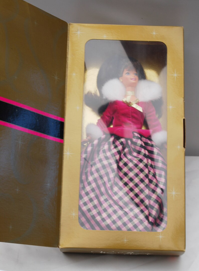 Avon Barbie Winter Rhapsody Brunette doll 1996 edition | Etsy