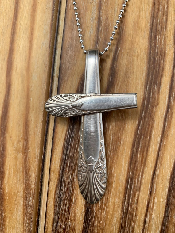 Spoon cross necklace hotsell