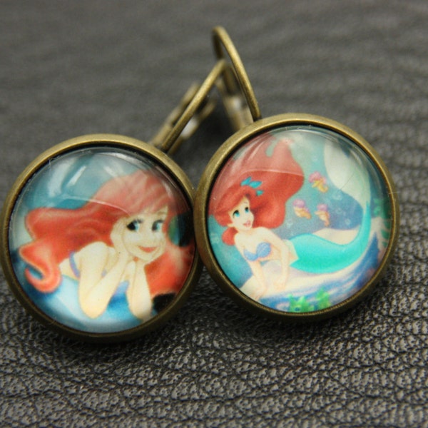 Ariel little mermaid Earrings 1616