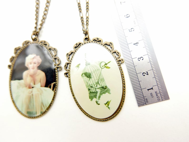 3040c cage Necklace Marilyn Monroe Necklace
