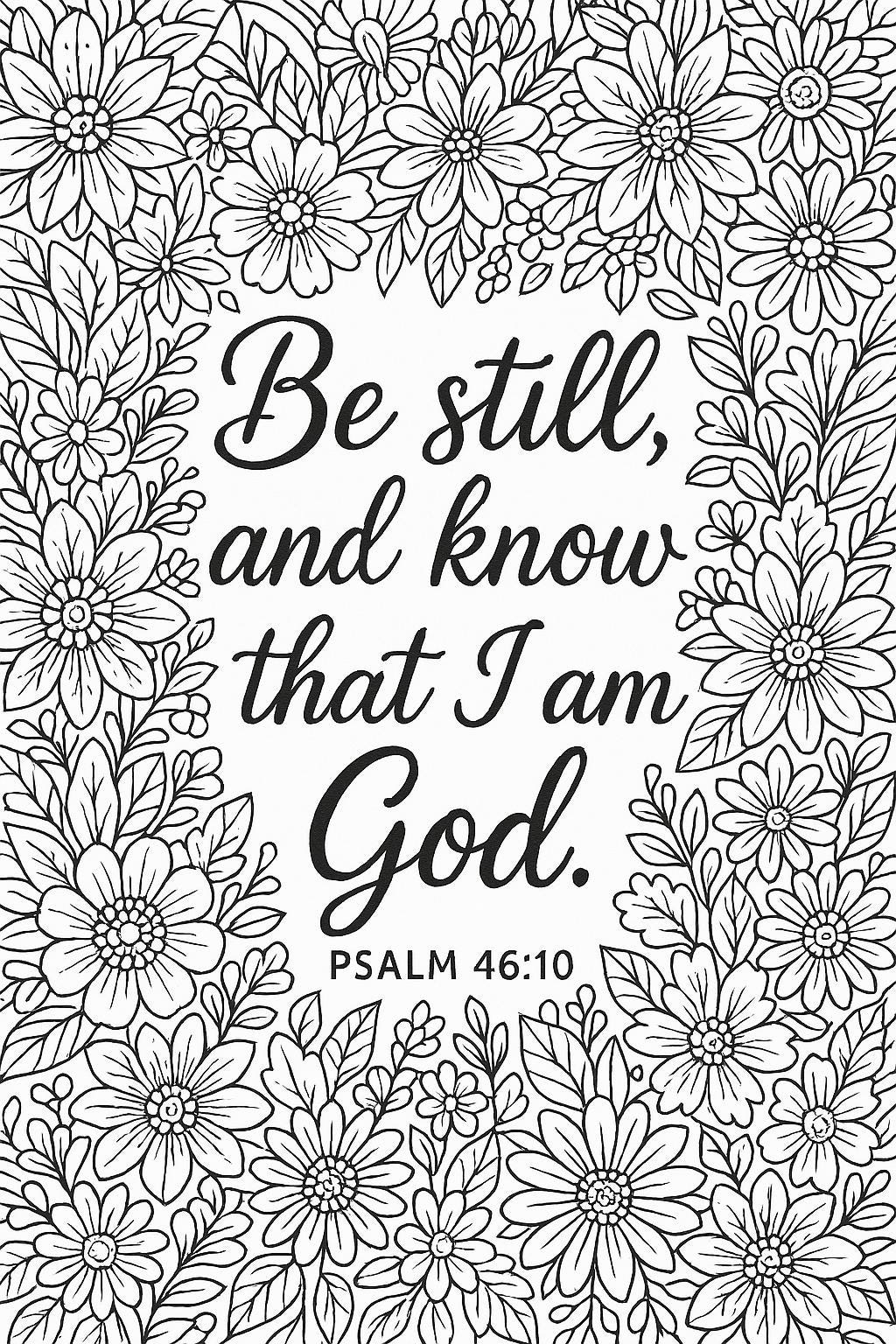 Printable Bible Verse Coloring Pages for Adults, Teens and Kids ...