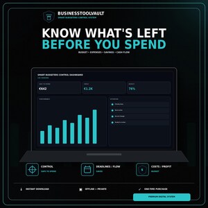 Logiciel de gestion budgétaire | Budget mensuel, suivi des dépenses et planification des économies
