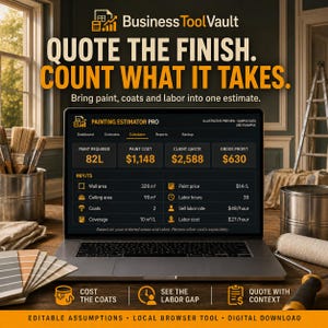Painting Estimate Calculator | Paint, Labor, Contractor Quote and Profit Software