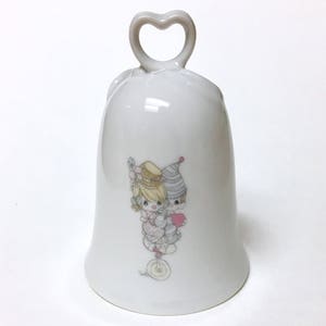 Enesco Precious Moments Vintage Act Together Bell, Vintage Precious Moments Bell 1985, Enesco Vintage Bell, Vint agr Bell from 1980&#39;s