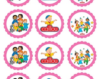 Caillou Cupcake Etsy
