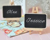 Mini wooden easels Chalkboard signs (Set of 25)