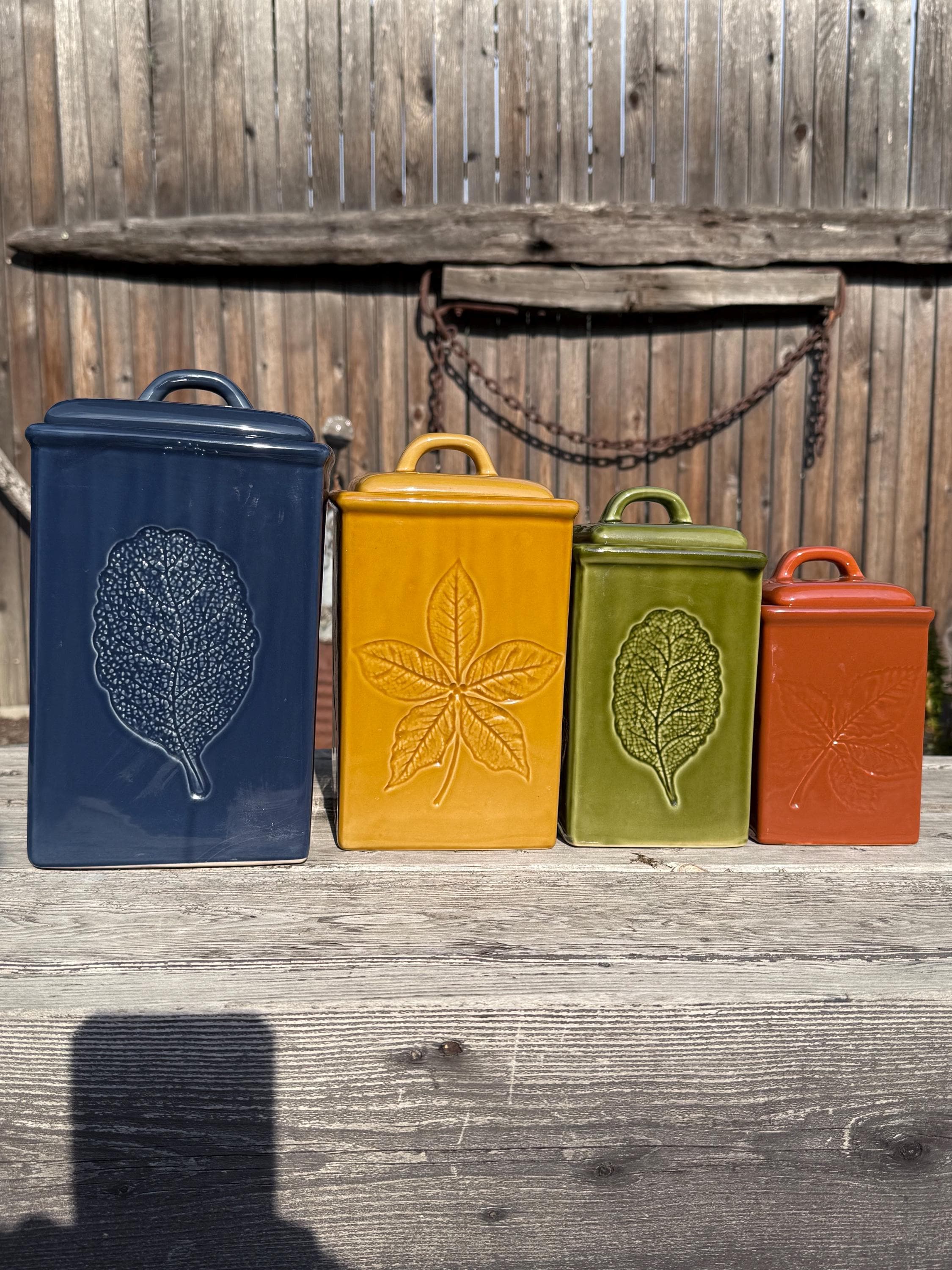 ビンテージ容器4点 Vintage Canister Set of 4 - Etsy