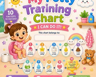 Tableau d'apprentissage de la propreté à imprimer, Tableau de récompenses pour tout-petits, Tableau d'apprentissage de la propreté, Tableau d'apprentissage de la propreté pour enfants