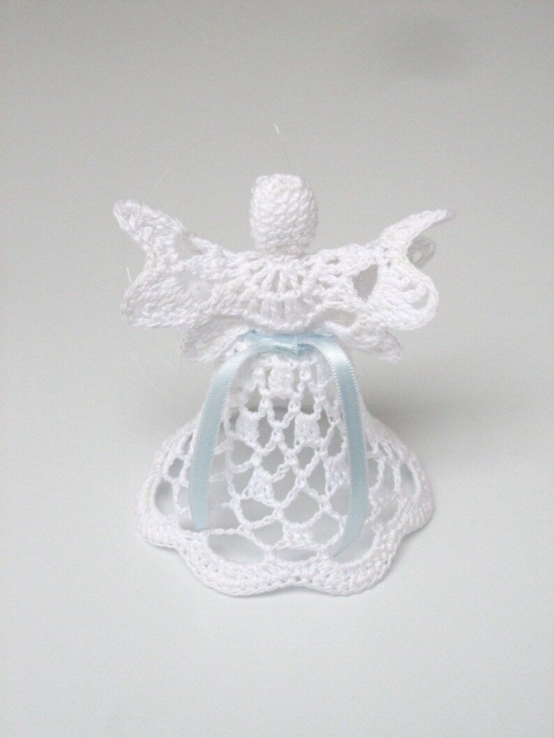 White Crochet Angel. Angel Decoration. Christmas Angel Decor