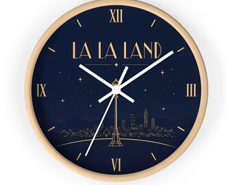 La La Land Wall Clock, Movie Clock, Romantic Film Decor, Parisian Style Home Decor