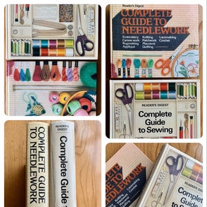 Vintage Reader&#39;s Digest Complete Guides - Sewing & Needlework. TWO available, sold separately. Both in great condition. Published 1970/80s.