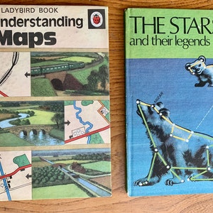 Set van twee lieveheersbeestjesboeken - Kaarten begrijpen en de sterren en hun legendes.