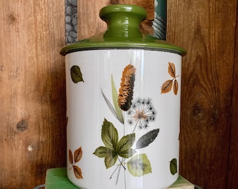 RARE Midwinter Keramik Vorratsdose. Entworfen von John Russel in den 1960er Jahren. Super Zustand. Fügen Sie Ihrer Sammlung hinzu.