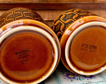Hornsea Heirloom チーズディッシュ Hornsea Pottery 'heirloom' Autumn Brown Collection. Various Items