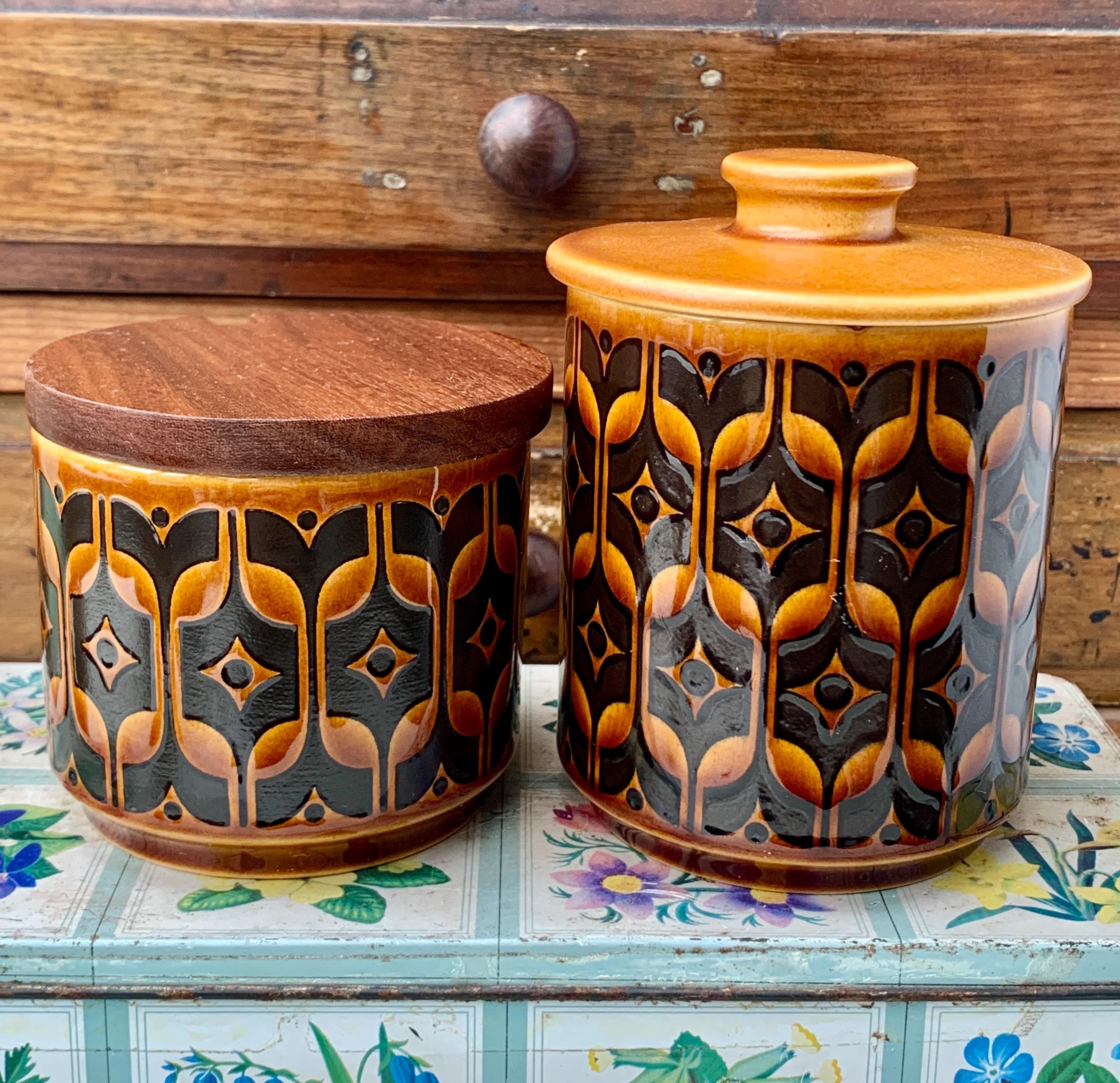 HORNSEA HEIRLOOM ボウル 3個セット Hornsea Pottery 'heirloom' Autumn Brown Collection. Various Items