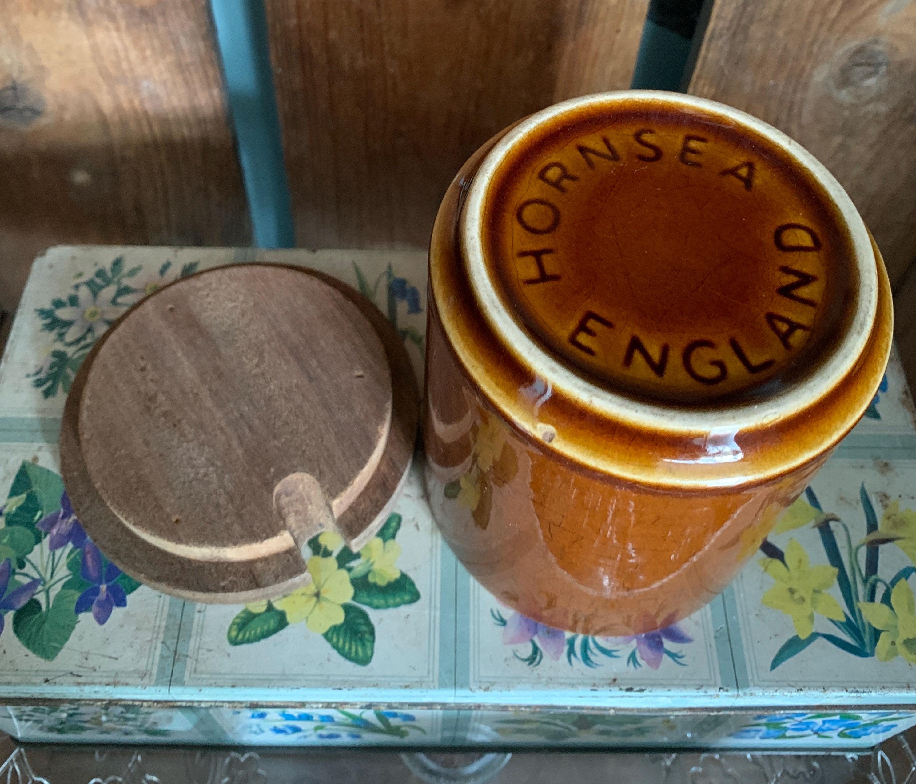 Vintage Hornsea Pottery Jam/sugar Pots and Jugs. SOLD SEPARATELY