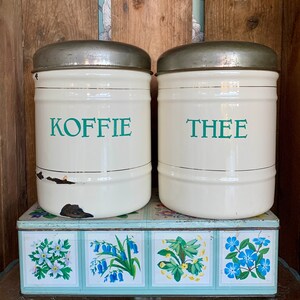 Holländisches Tee & Kaffee Kanister Set. Gekauft in Amsterdam. Traumhafter Zustand!
