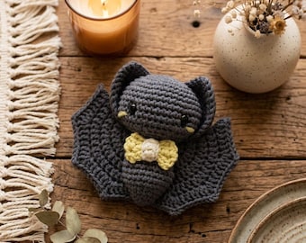 Crochet Bat Pattern Bundle, 4 Amigurumi Designs (PDF Download)