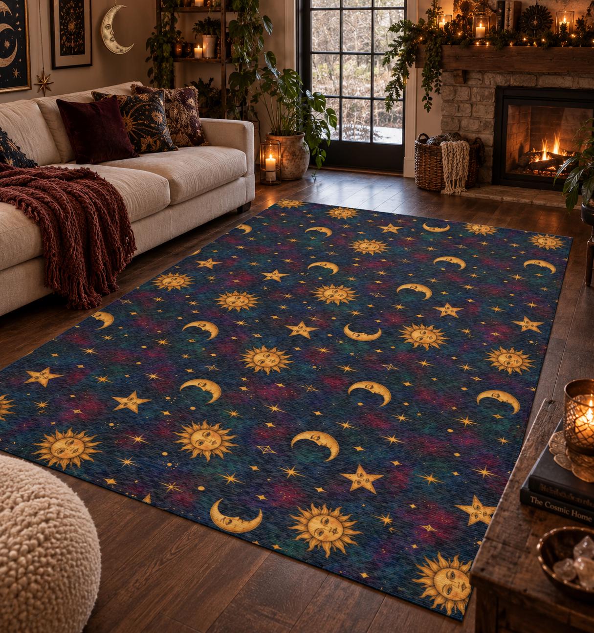 90s Celestial Rug - Etsy