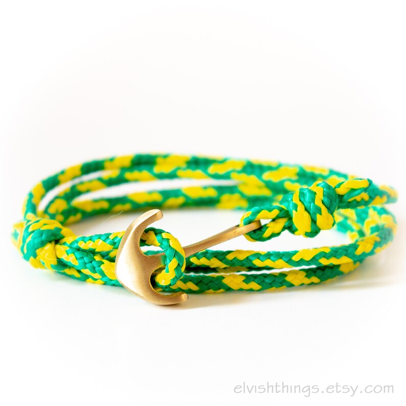Sailing rope bracelet Anchor bracelet Nautical bracelet Etsy