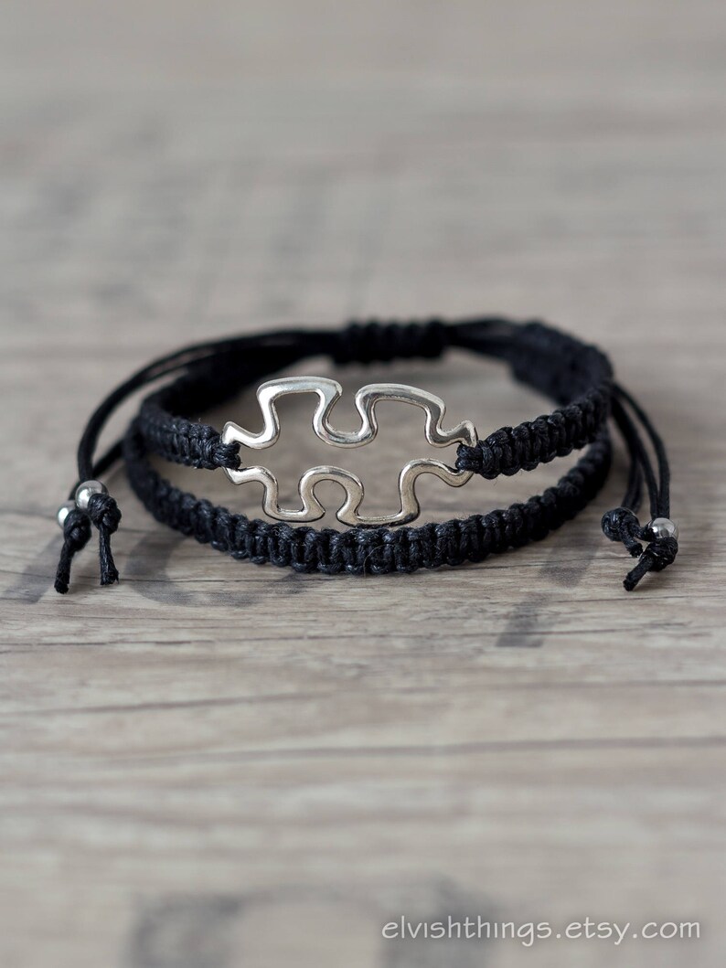 Friendship bracelet Puzzle bracelet Macrame bracelet Autism Etsy