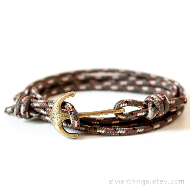 Sailing rope bracelet Anchor bracelet Nautical bracelet Etsy