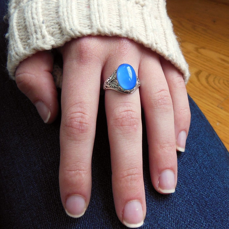 Mood Stone Ring Mood Jewelry Mood Ring Color Changing Ring Etsy