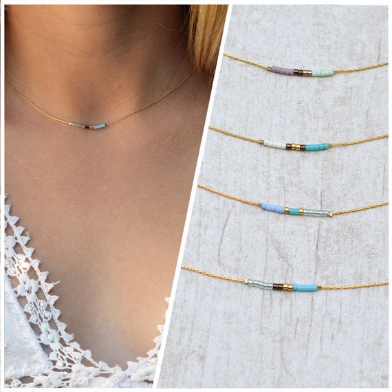 Dainty beaded Necklace – Bead Free Forever