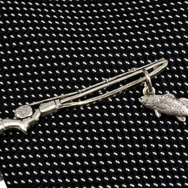 Fishing Rod Tie Clip Etsy