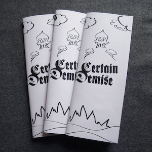 Certain Demise Zine