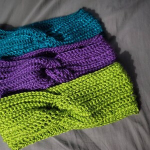 Twisted, Sparkly Ear Warmer