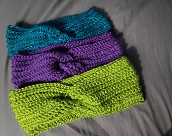 Twisted, Sparkly Ear Warmer