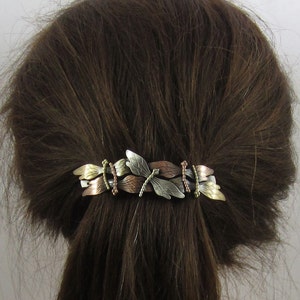 DRAGONFLY FRENCH BARRETTE 80mm- Thick Hair Barrette- Hair Accessory- Hair Clip- Hair Barrette- Dragonfly- Dragonflies