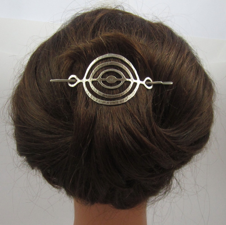 SILVER SPIRAL STICK Barrettehair Picks Etsy