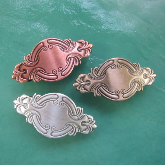 French Barrette 50mm Barrettes For Thin Hair Hair Etsy