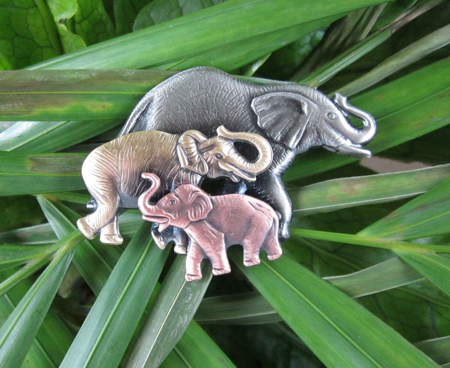 Elephant Brooch Elephant Jewelry Elephant Pin Wild Animals bijoux en metal mixte