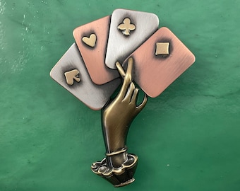 Card Shark Brooch