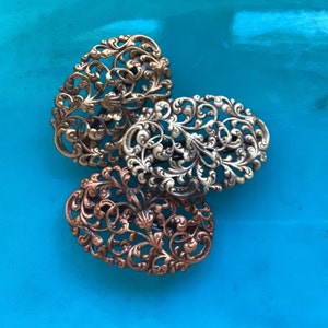 FILIGREE FRENCH BARRETTE 60mm- Small Barrette- Barrette for Woman- Hair accessories- Barrettes and Clip- Filigree Clips